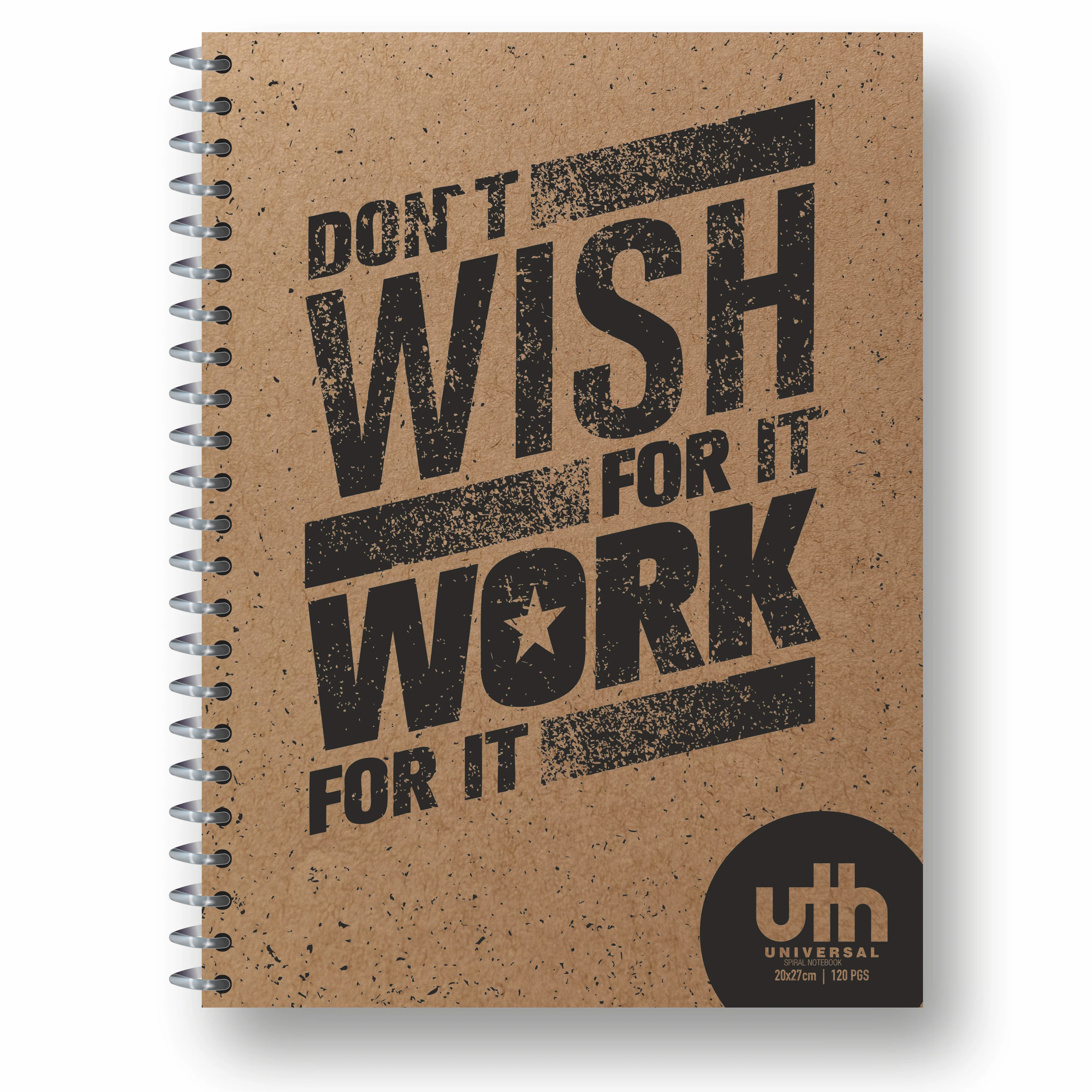 Anupam UTH Kraft Notebook-College Ruled/Plain Spiral Subject Notebook for School-Office, Writing Journal 22x27cm - 120 Pages - 70 GSM (Pack of 2) - Image 7