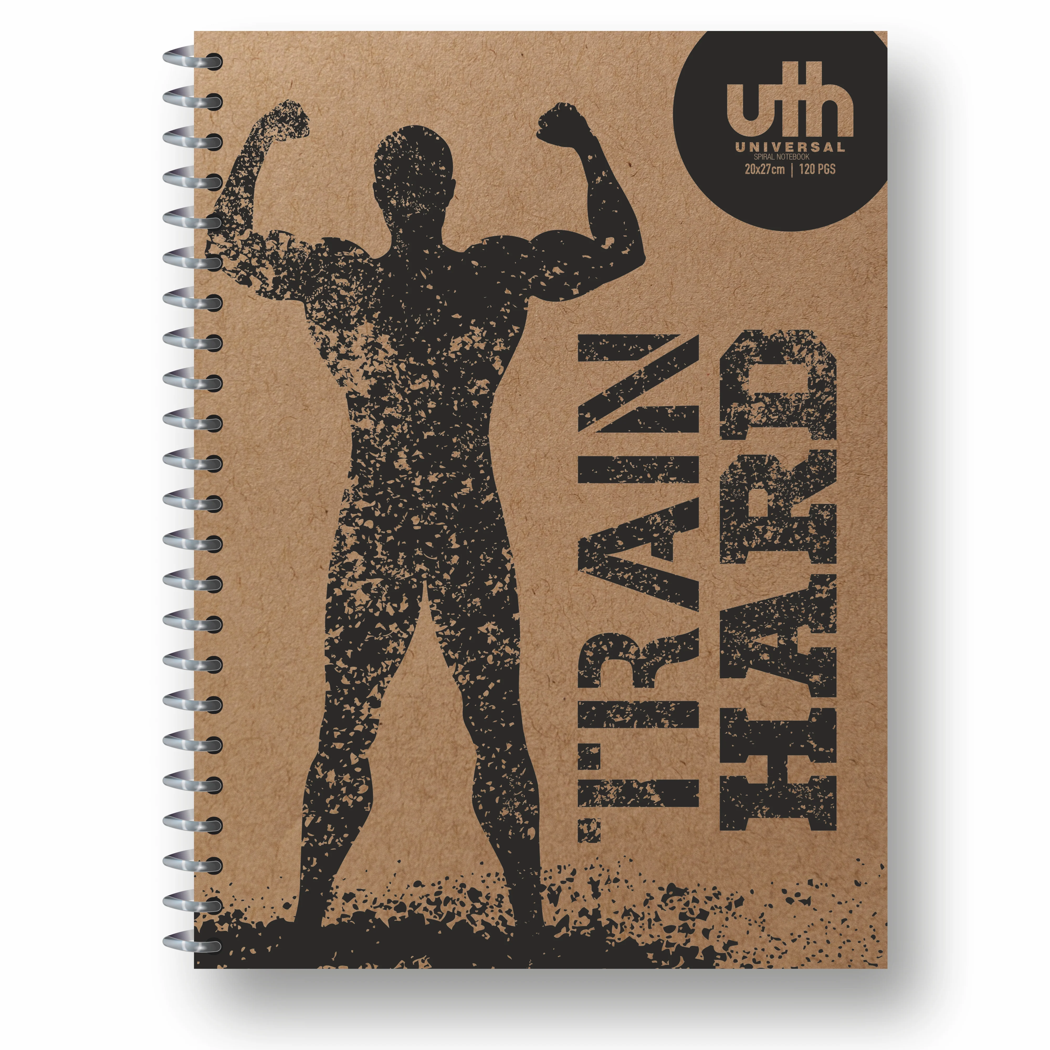 Anupam UTH Kraft Notebook-College Ruled/Plain Spiral Subject Notebook for School-Office, Writing Journal 22x27cm - 120 Pages - 70 GSM (Pack of 2) - Image 8
