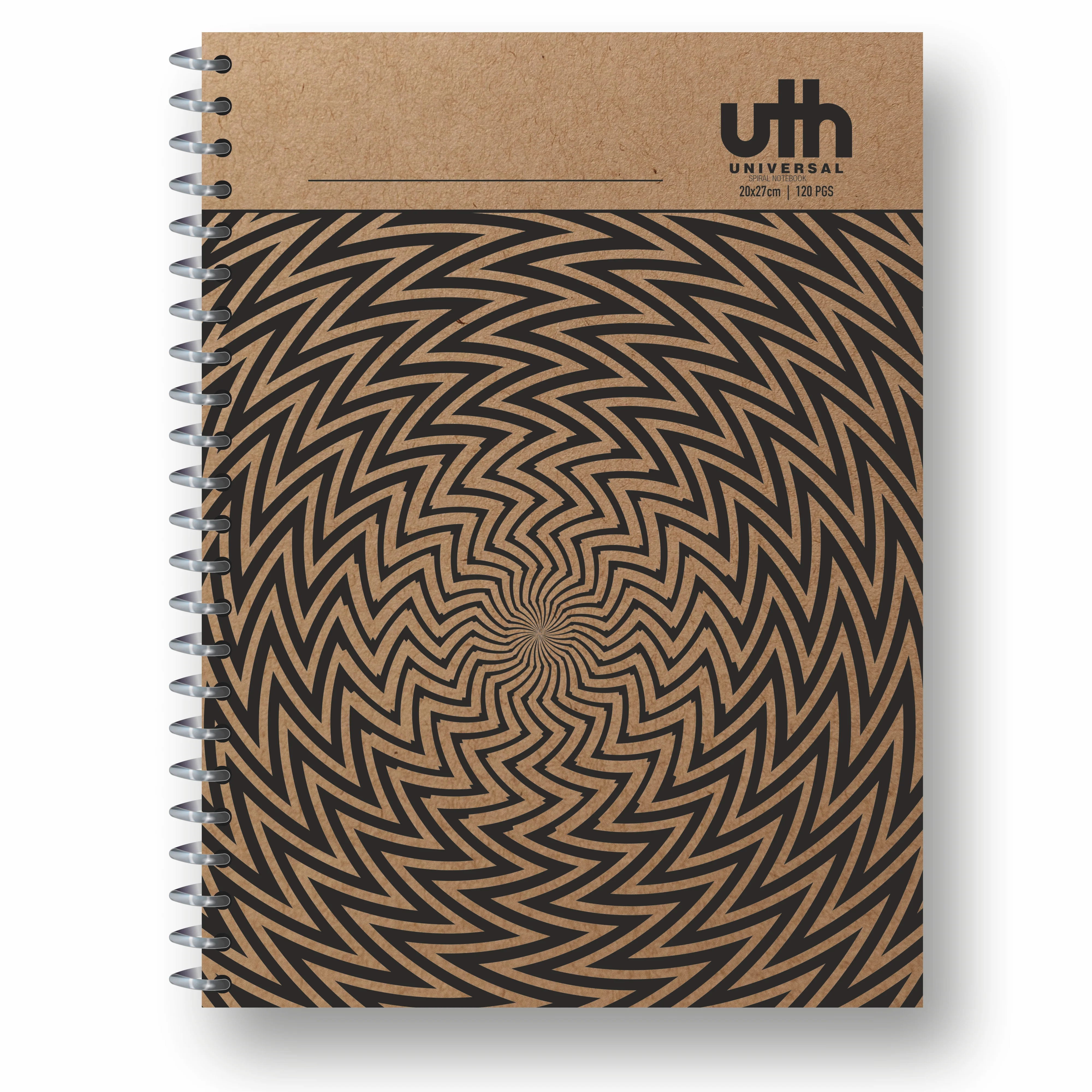 Anupam UTH Kraft Notebook-College Ruled/Plain Spiral Subject Notebook for School-Office, Writing Journal 22x27cm - 120 Pages - 70 GSM (Pack of 2) - Image 9