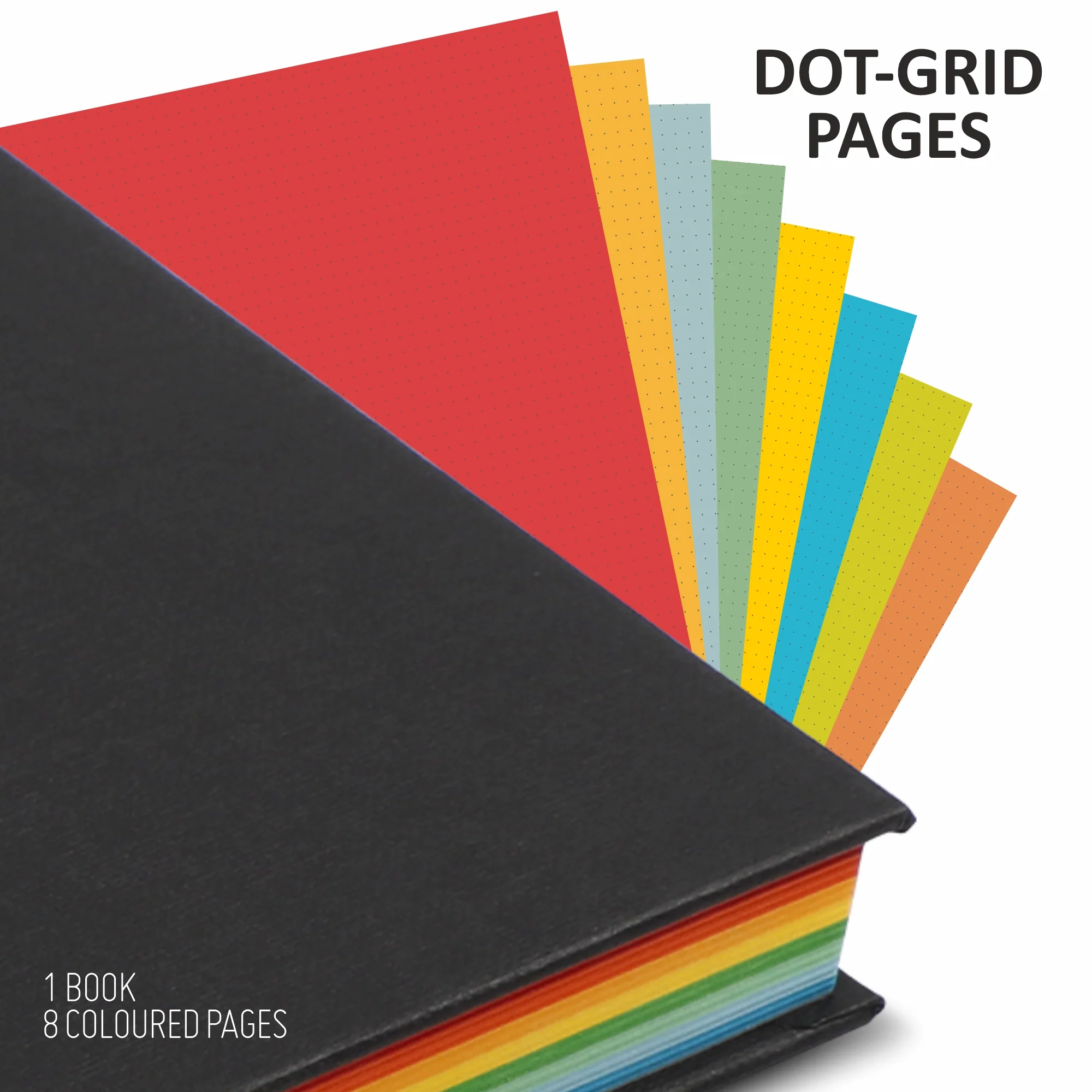Anupam Vivid Multi Colour Paper-Writing Journal -A5-70 GSM-(256 pages) - Image 11