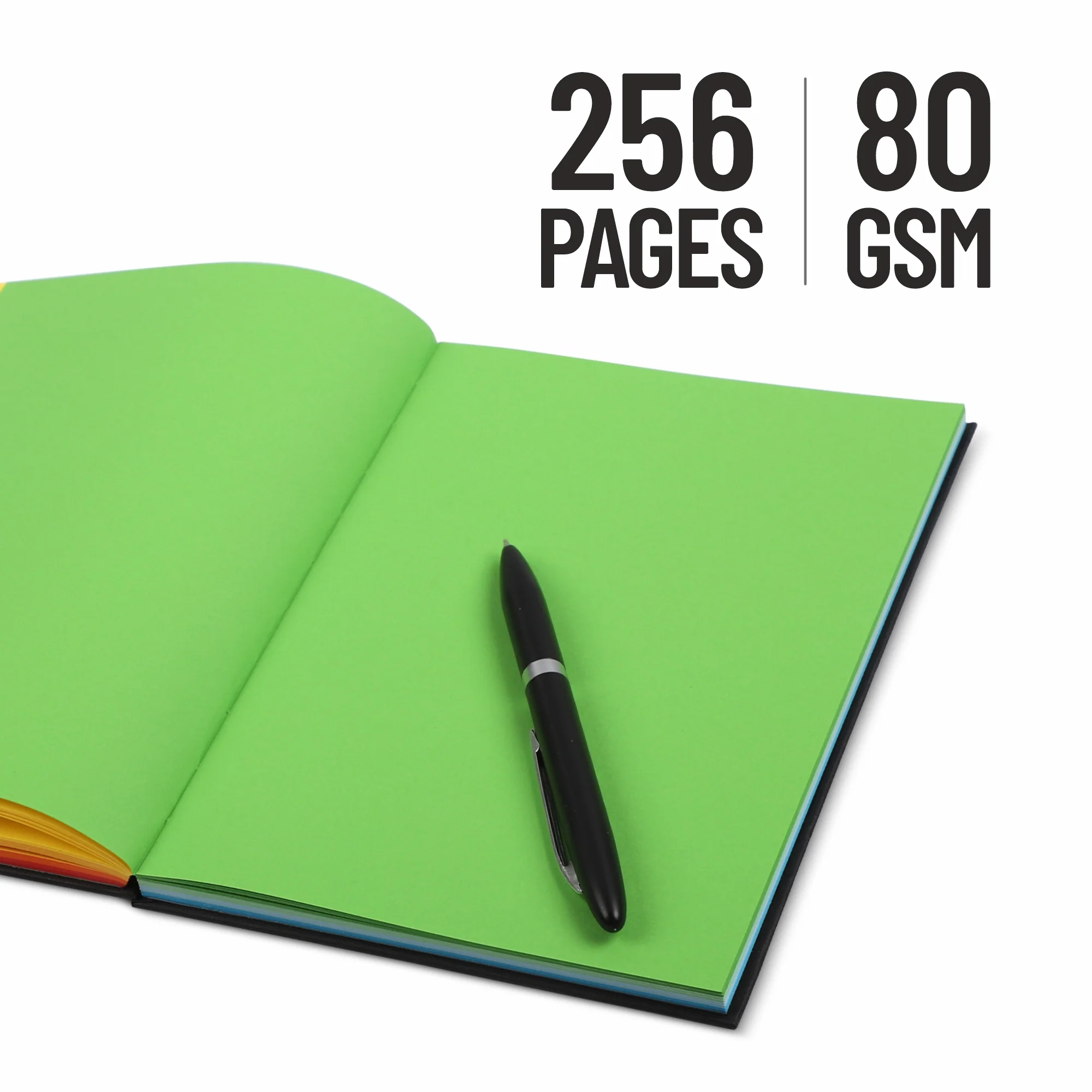 Anupam Vivid Multi Colour Paper-Writing Journal -A5-70 GSM-(256 pages) - Image 9