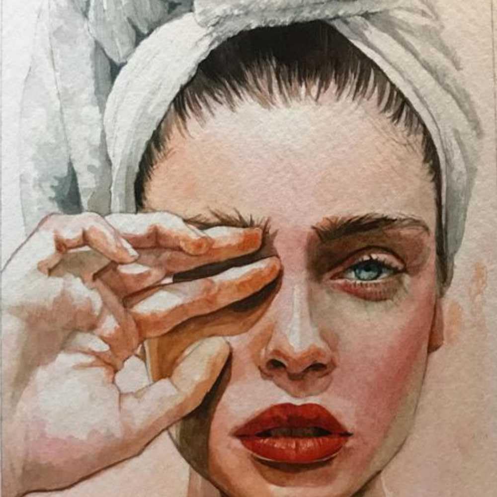 Anupam 100% Cotton Watercolour Paper-Coarse Surface-Acid Free-Rough Pressed-250 GSM-Loose Sheets - Image 8