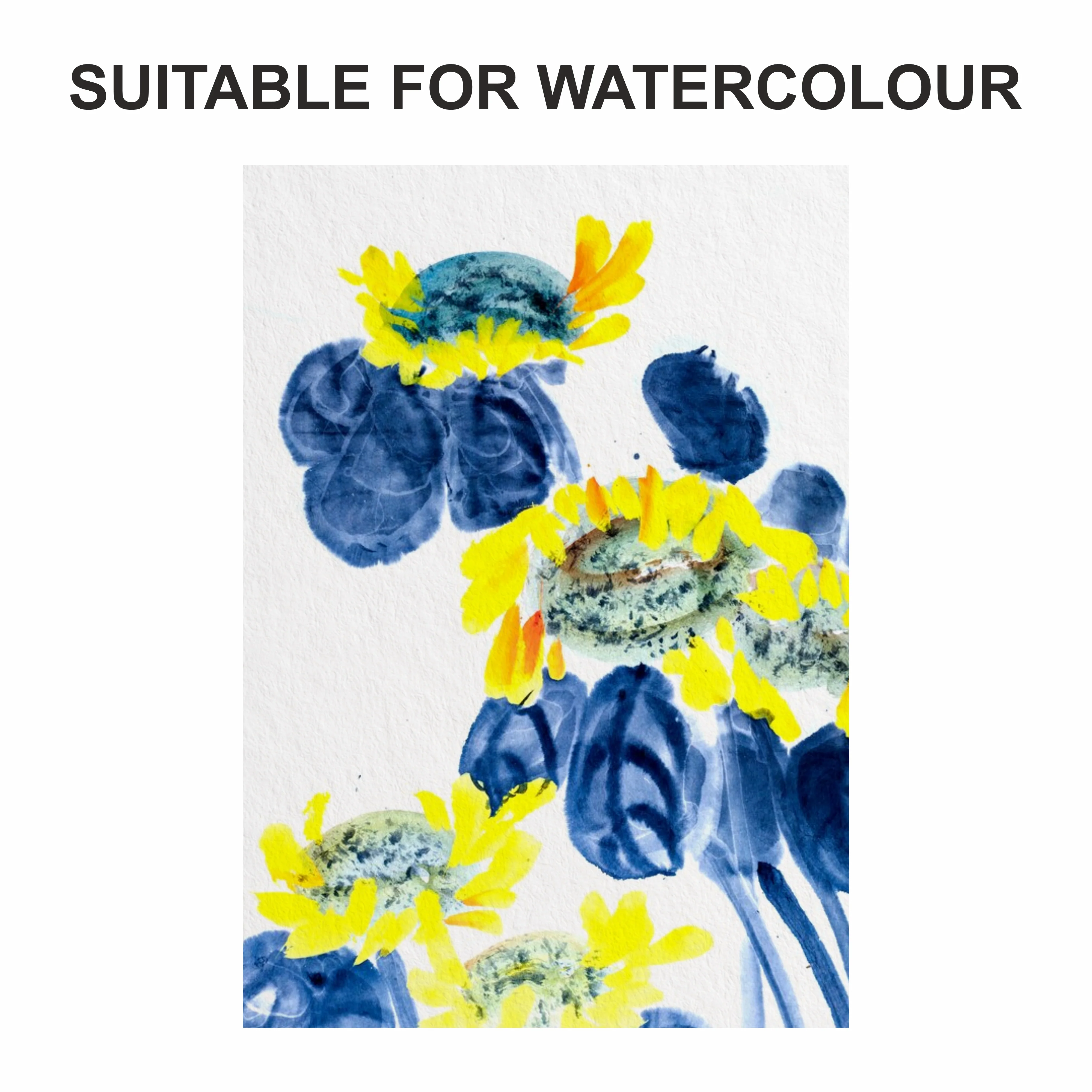 Anupam Watercolour Paper Loose Sheets-Natural white-Grained Surface-Cold Pressed-(200 and 300 GSM) - Image 30