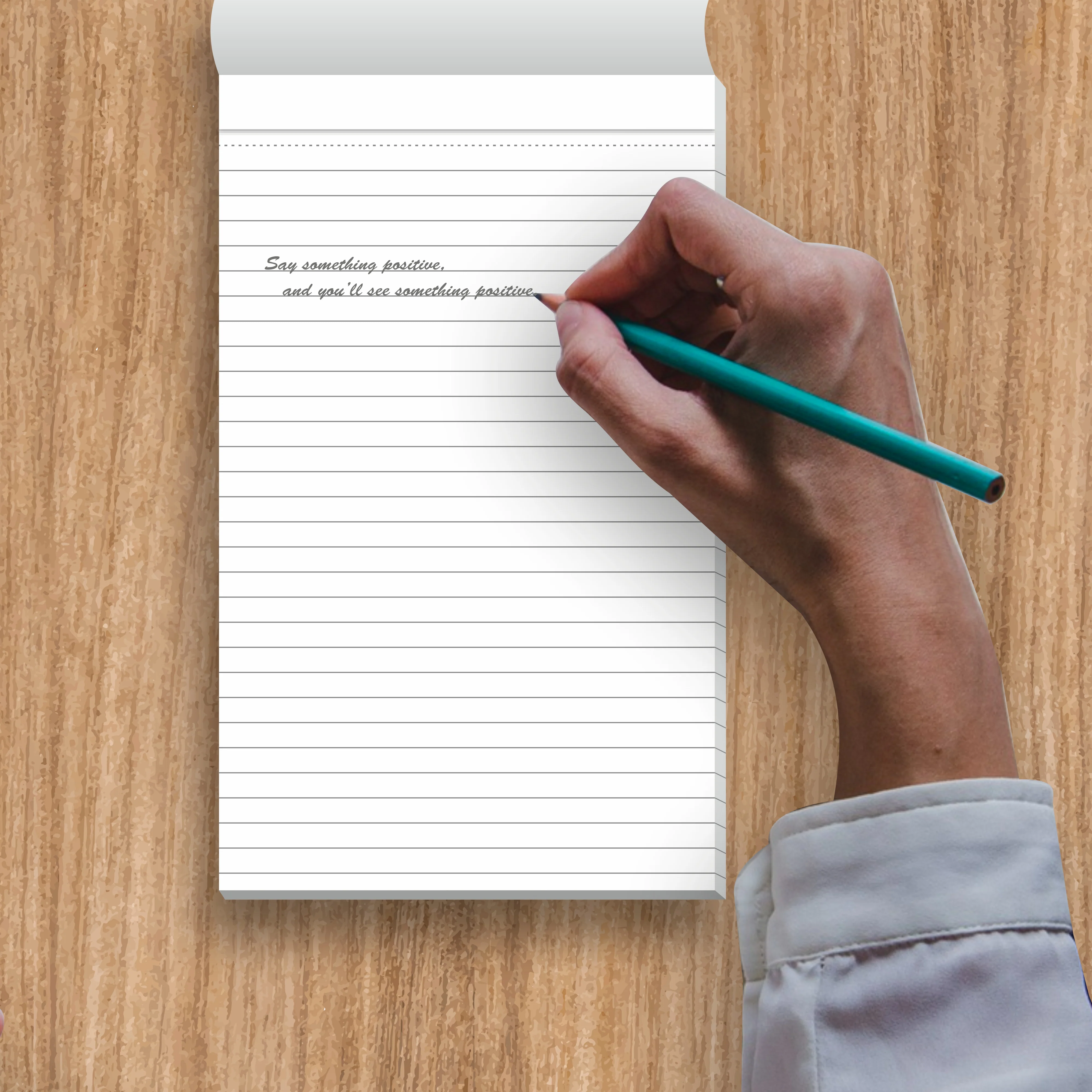 Anupam Writing Pad – Wide Ruled Lined Paper-80 GSM-Micro Perforated with Durable Cardboard Backing for School-College- Office - Image 48