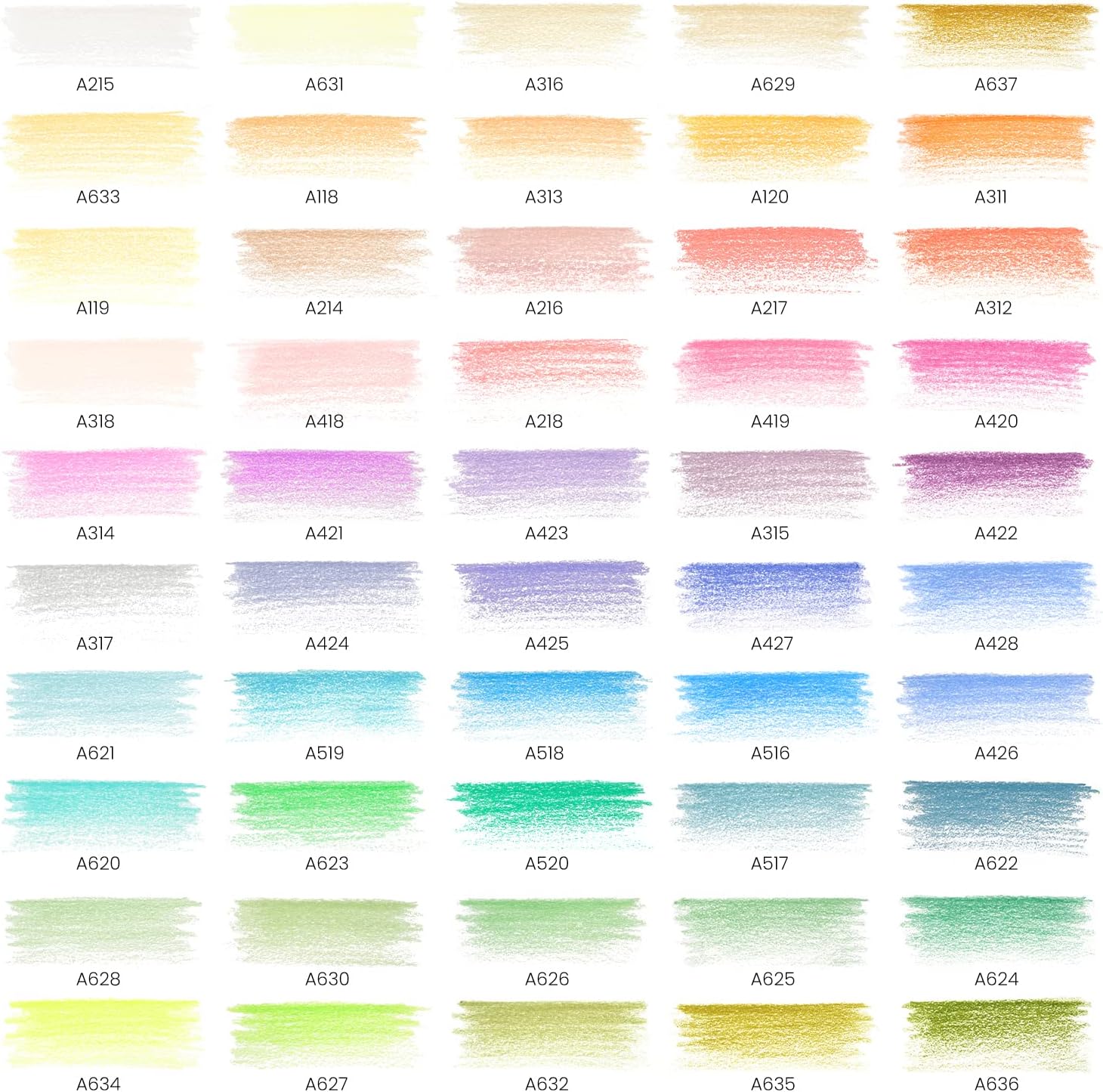 ARTEZA Colored Pencils Sets Of 50 Triangular Grip, Pre-Sharpened Pencils Set - Image 5