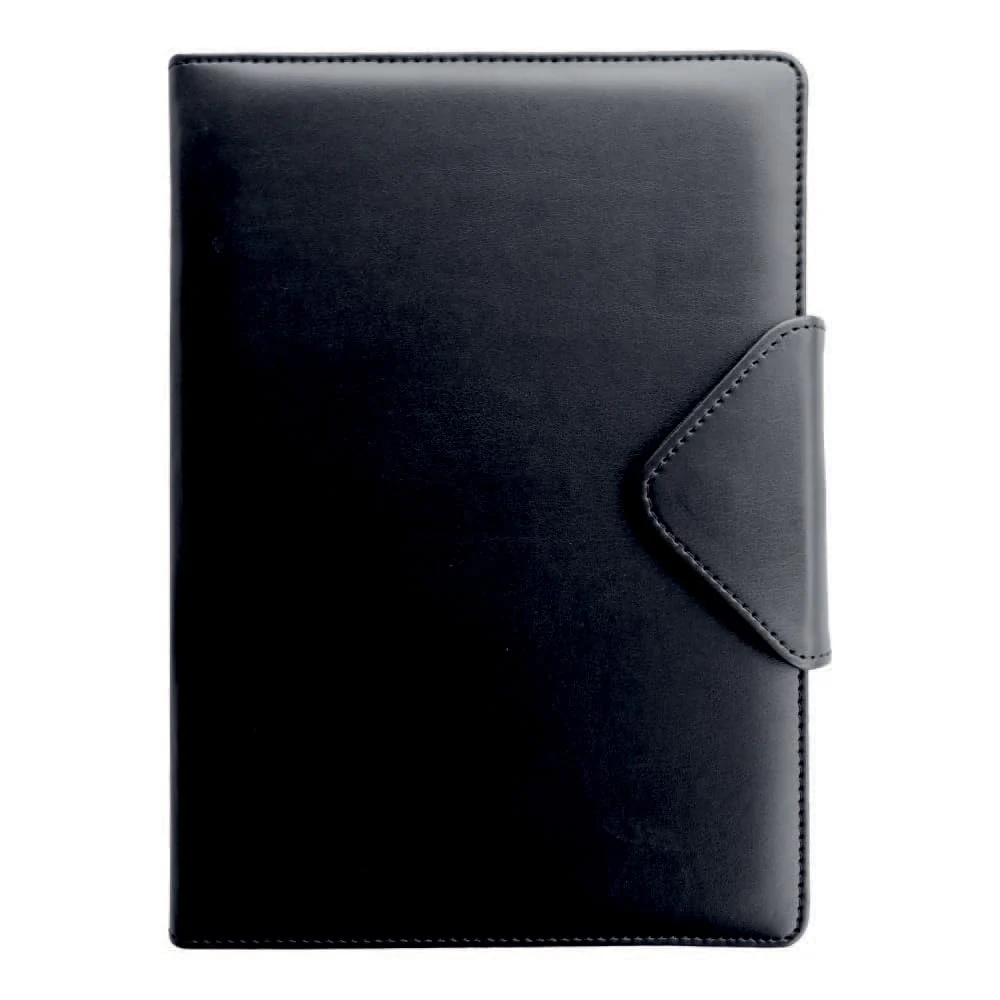 Anupam Flynn Ruled Journal Notebook 192 Pages 80Gsm - Spongy Leather Textured PU Cover with Magnetic Closure
