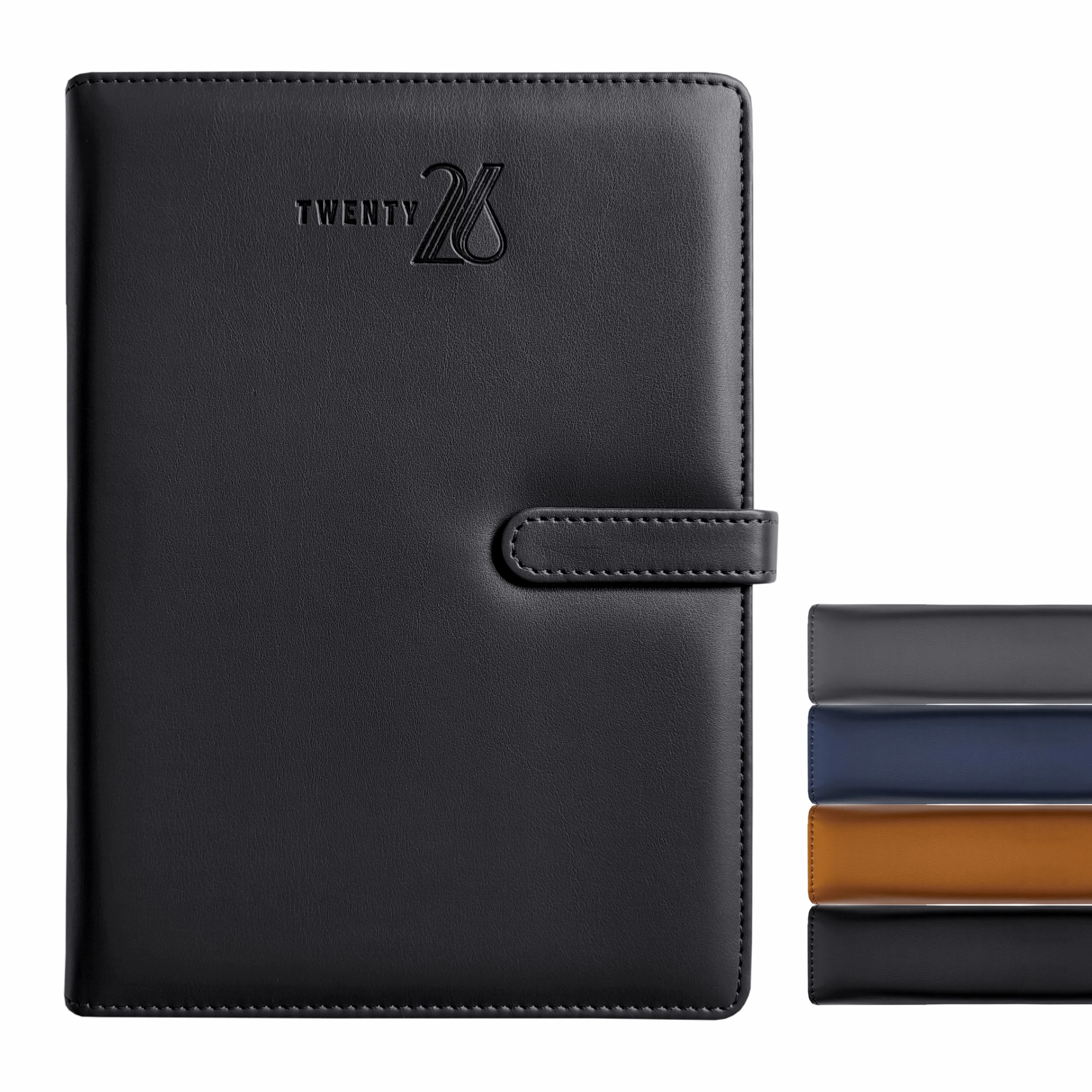 Anupam Nova 2026 Diary with Dates, 365 Days, Daily Planner with Monthly Calendar, January to December New Year Diary 2026,PU Material Cover, Magnetic Closure and Pen Holder-80GSM