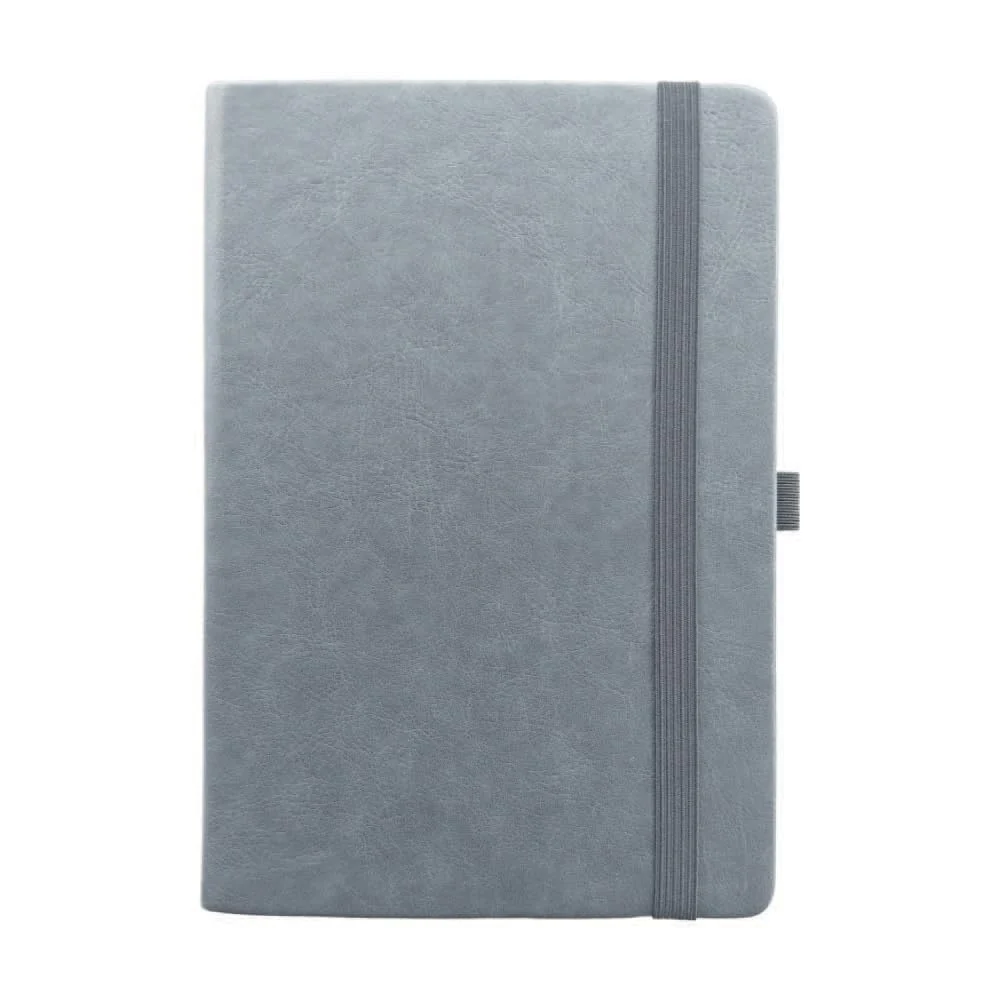 Anupam Primo A5 Ruled Journal Notebook 192 Pages 80Gsm Lined Notebook Raw Leather PU Cover - Image 10