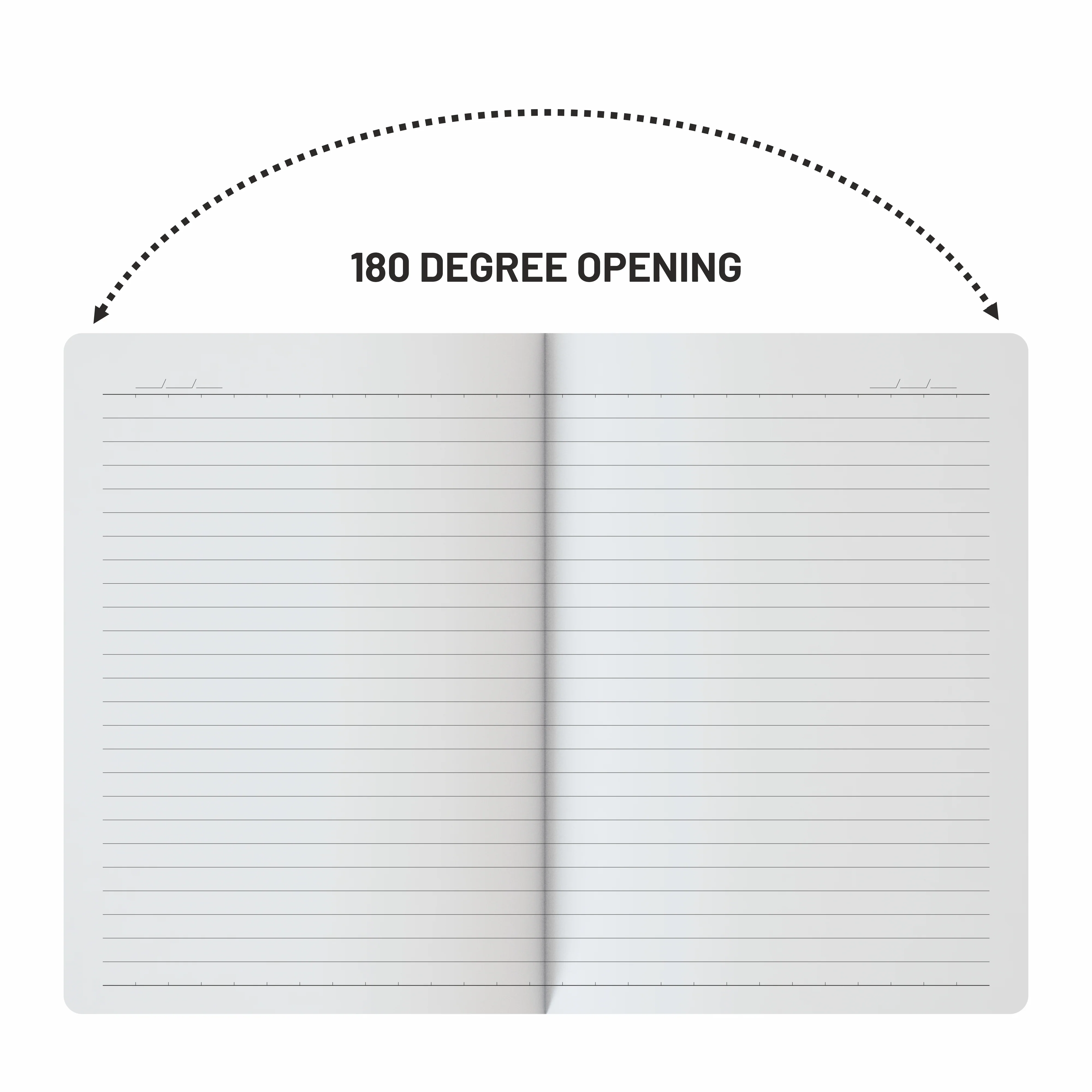 REK Journal Recycled and Eco-friendly Kraft Cover College Ruled Notebook - 80 Gsm - 160 Pages (Pack) - Image 10
