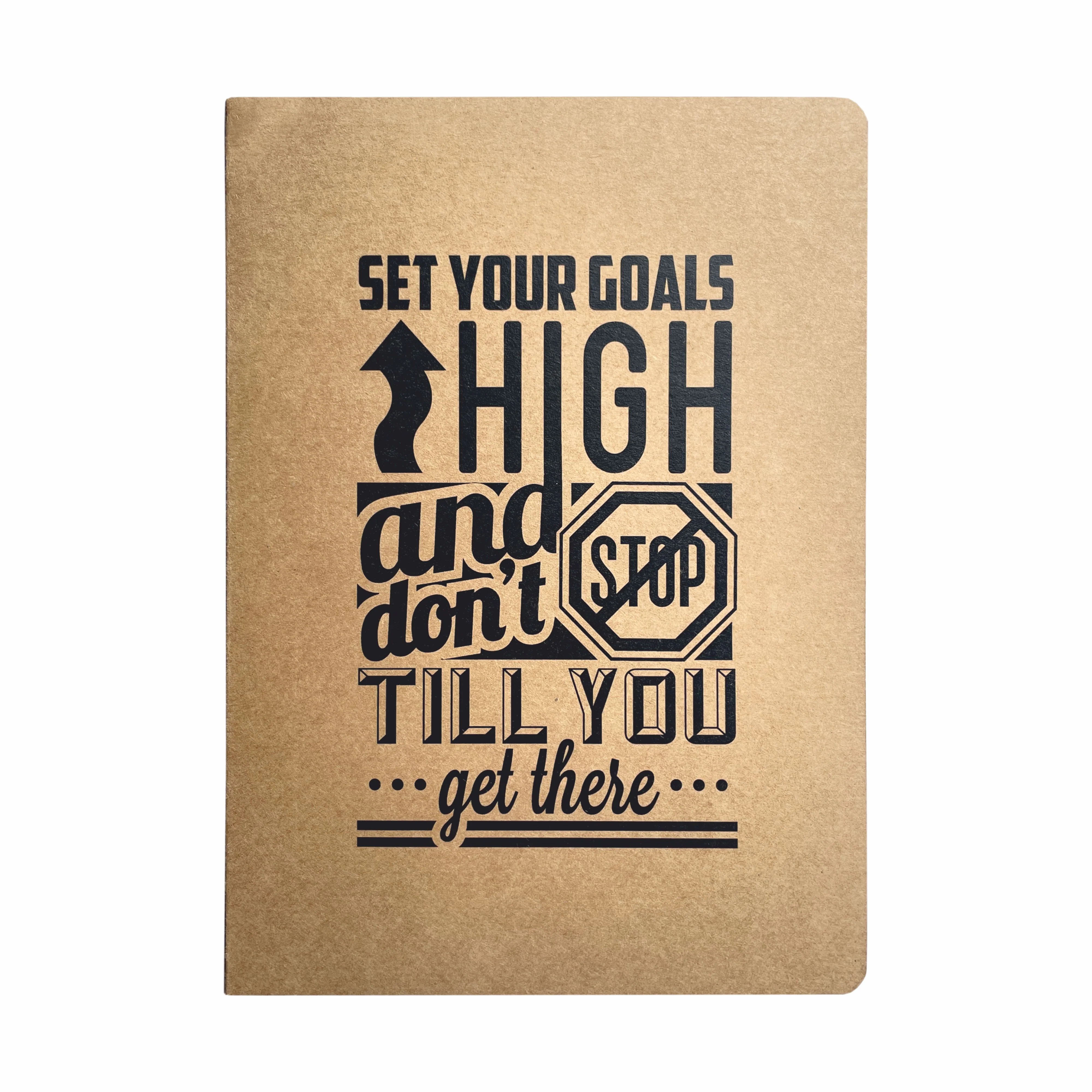 REK Journal Recycled and Eco-friendly Kraft Cover College Ruled Notebook - 80 Gsm - 160 Pages (Pack) - Image 4