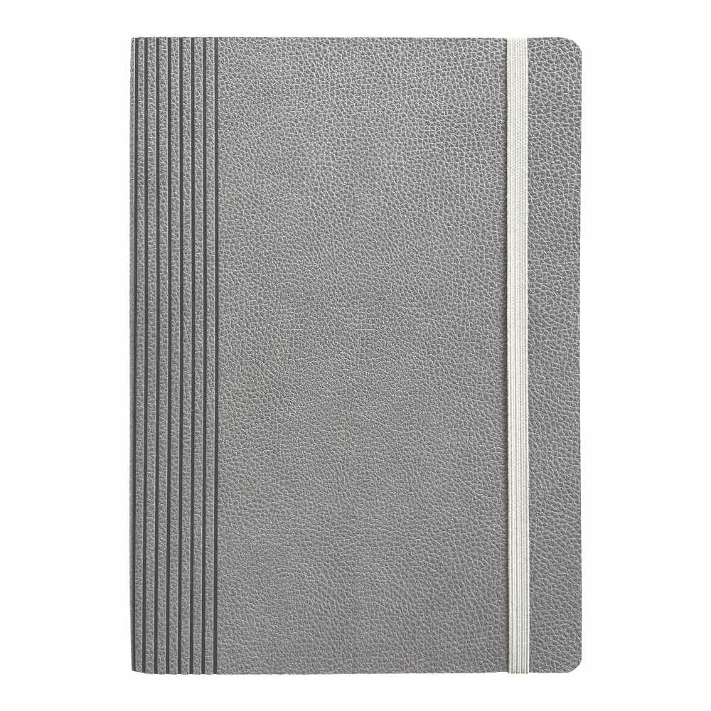 Anupam Sway Lined Journal Notebook-192 Pages-College Ruled Notebook-Thick Paper Leather Textured PU Cover with Designer Engraving Journals-Writing Office-School Supplies-80 Gsm - Image 4